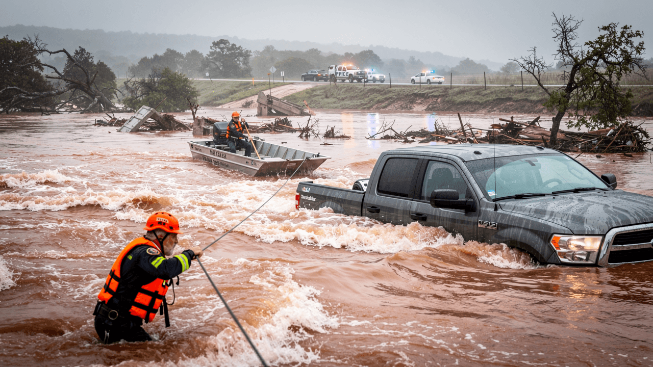 Deadly Flash Floods Kill at Least 13 in Central Texas as Rescue Efforts Continue