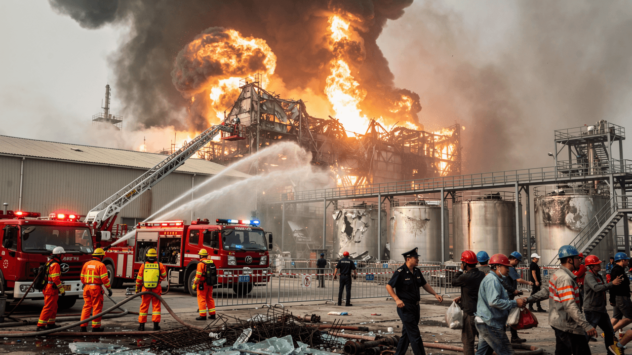 Deadly Blast at Chemical Plant in China's Shandong Province Kills at Least 7