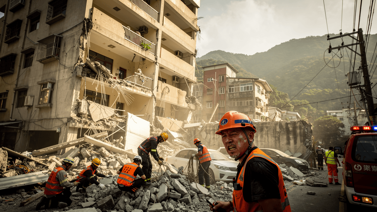Powerful Earthquake Off Taiwan Kills Dozens, Injures Hundreds