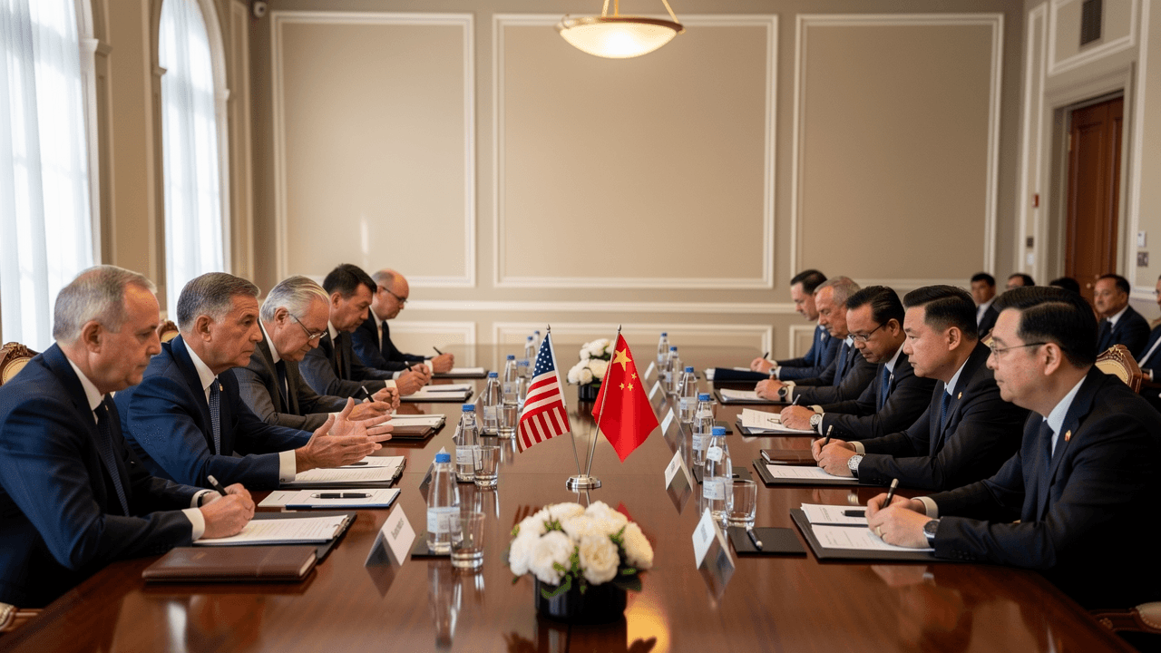 US and China Hold Geneva Talks on Trade Tensions and Tech Curbs