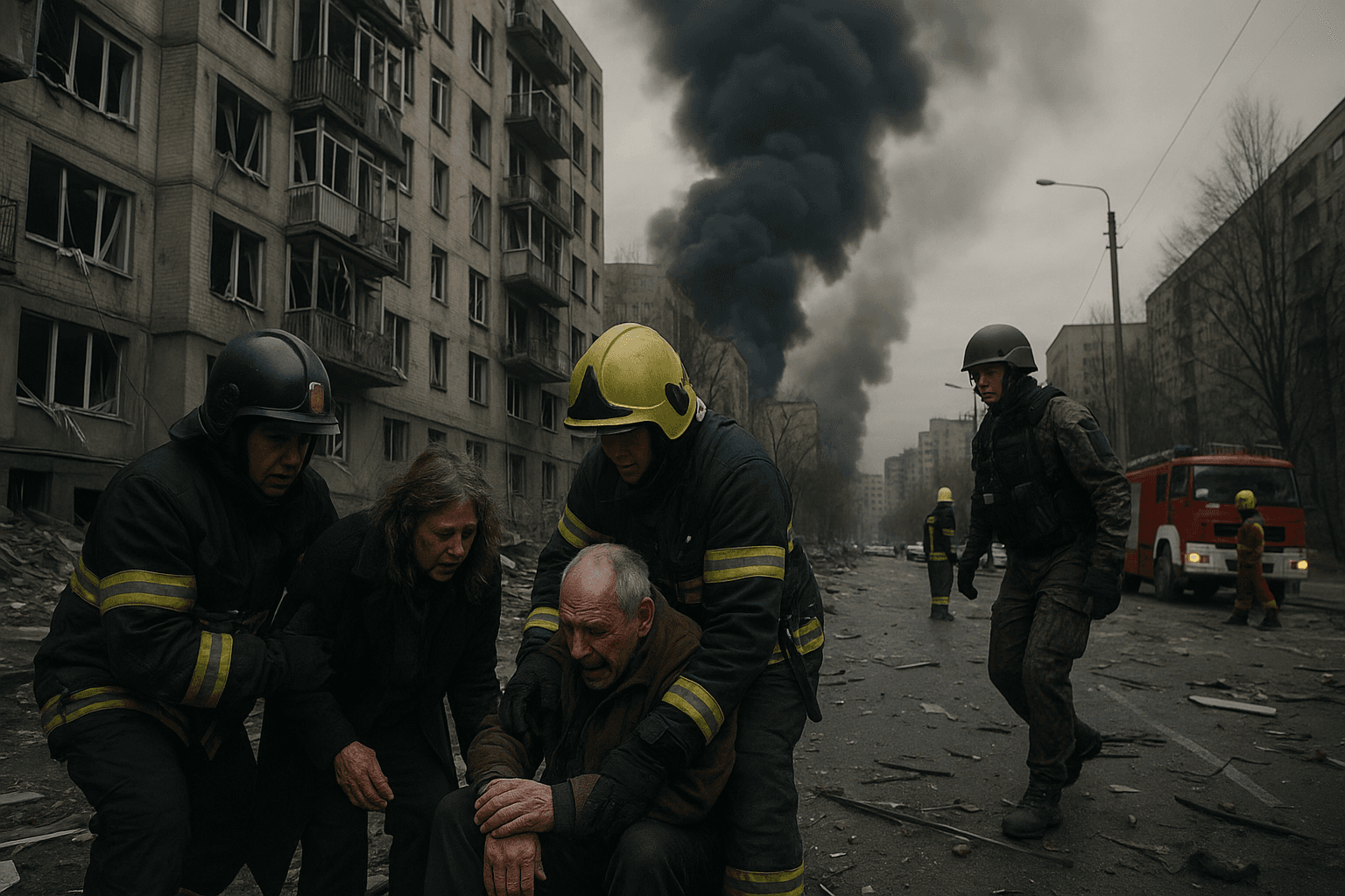 Russia Launches Deadly Barrage of Missiles and Drones Across Ukraine