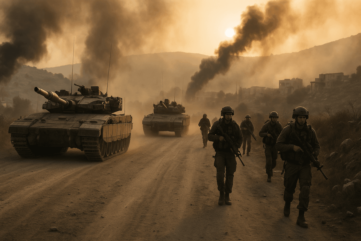 Israel Launches Ground Offensive in Southern Lebanon Amid Escalating Hezbollah Conflict