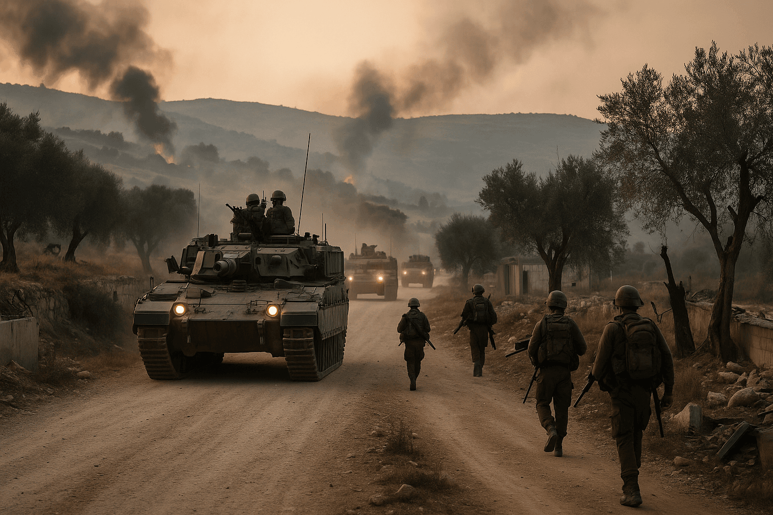 Israel Launches Ground Offensive in Southern Lebanon as Hezbollah Fighting Escalates
