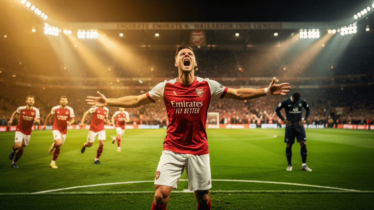 Arsenal and PSG Share Four-Goal Thriller After Late Champions League Drama