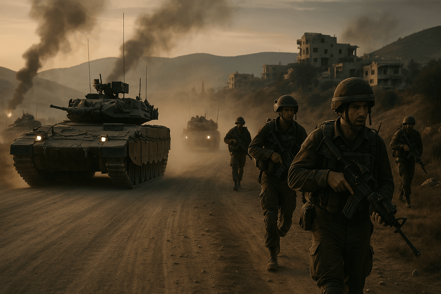 Israel Launches Ground Offensive into Southern Lebanon as Hezbollah Fighting Intensifies