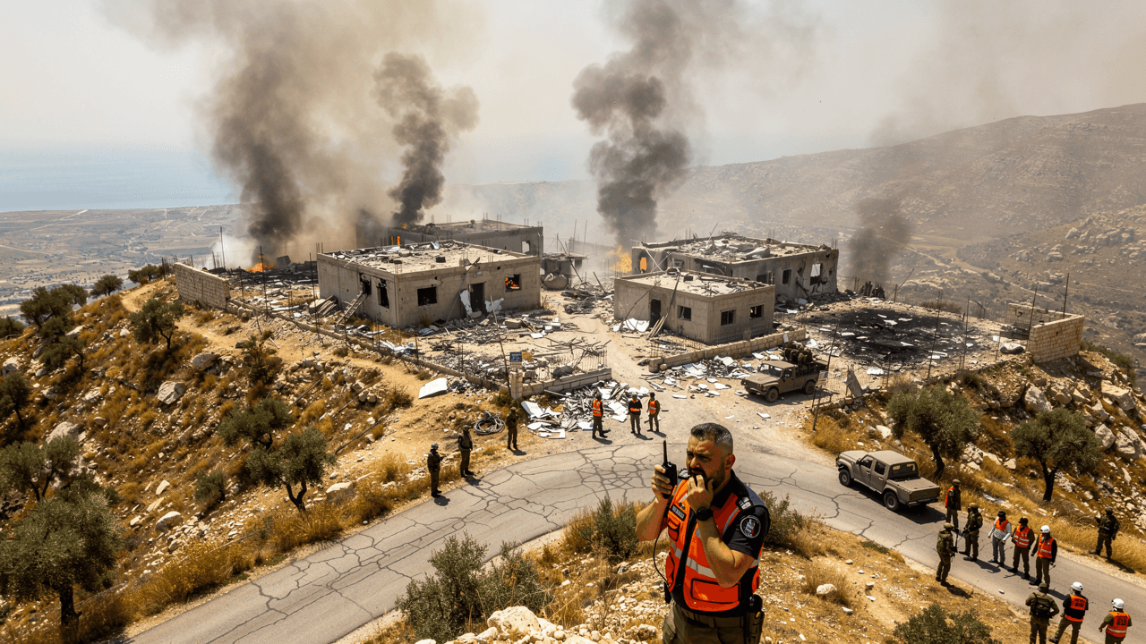 Israel Strikes Hezbollah Sites in Lebanon After Rocket Fire, Raising Regional Tensions