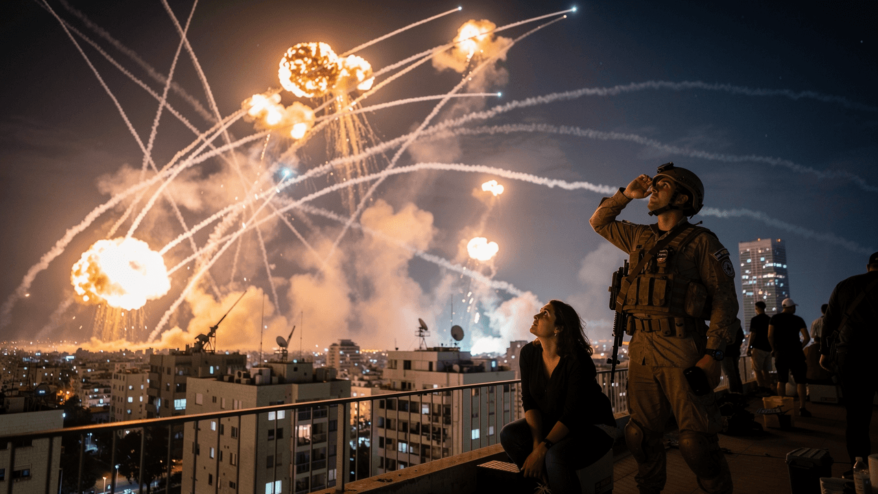 Iran Launches Major Missile and Drone Barrage at Israel Amid Rising Regional Tensions