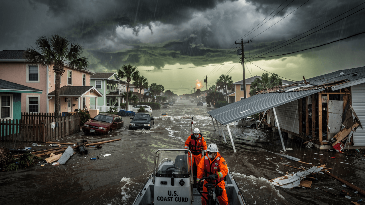 Hurricane Milton Slams Florida Gulf Coast as Category 3 Storm, Triggering Widespread Damage