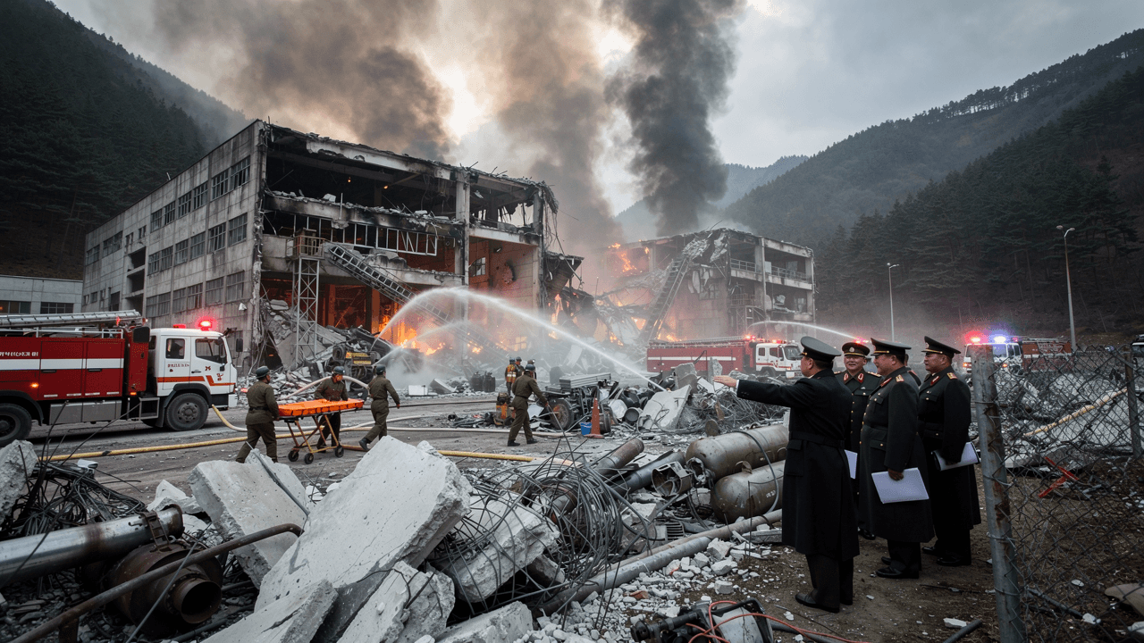 Explosion at North Korean Munitions Plant Kills Dozens, State Media Says
