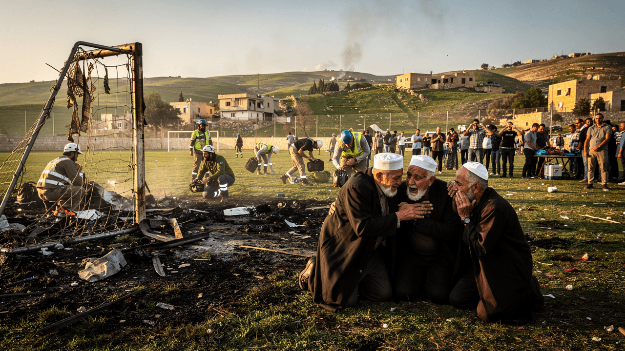 Netanyahu Vows Retaliation After Hezbollah Strike Kills 12 in Golan Heights